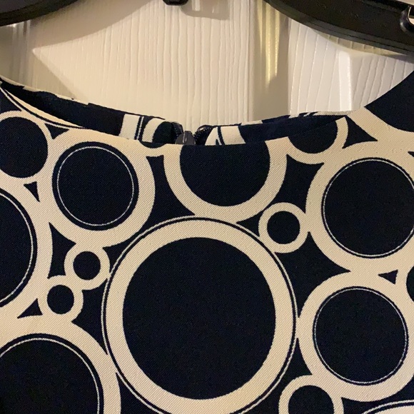 AGB Dress size 6 blue and cream - Picture 3 of 12